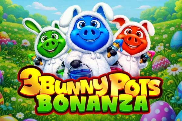 3 Bunny Pots Bonanza